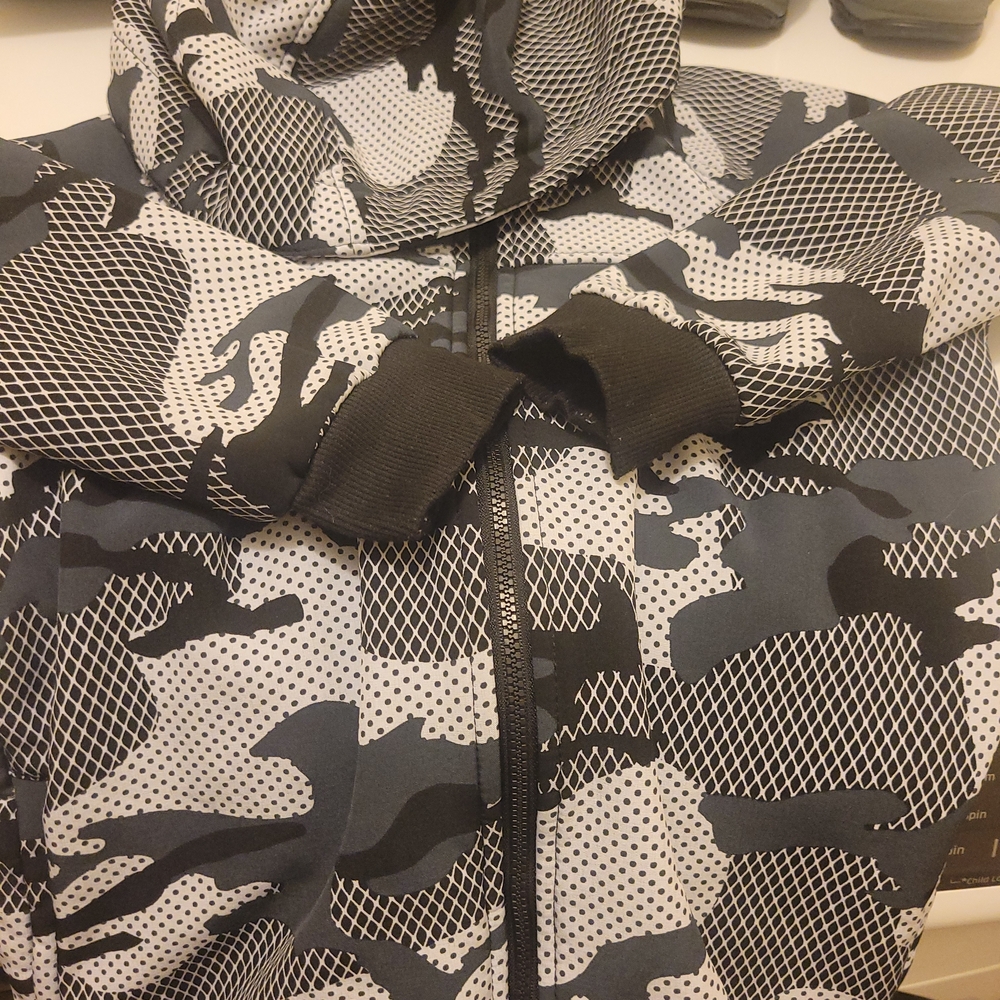Ideology Black and Gray Kids Jacket